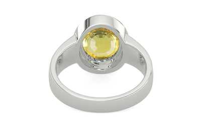 Goldcap Ceylon Yellow Sapphire Ring Limited Quality (R3)