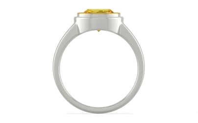 Goldcap Ceylon Yellow Sapphire Ring Limited Quality (R3)