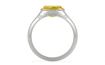 GoldCap Ceylon Yellow Sapphire Ring Limited Quality (R7)