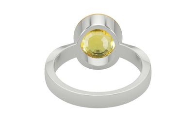 GoldCap Ceylon Yellow Sapphire Ring Limited Quality (R9)