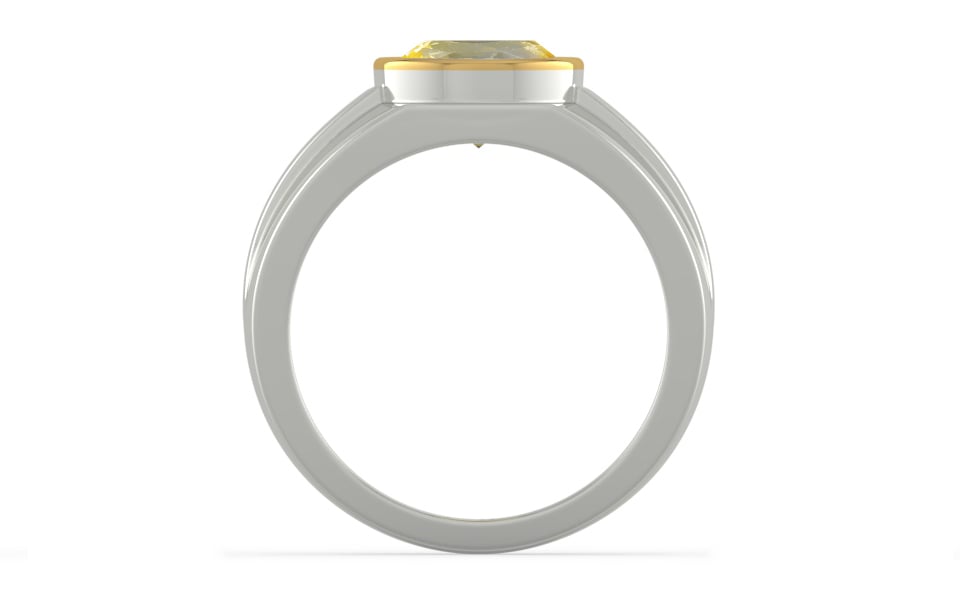 Goldcap Ceylon Yellow Sapphire Ring Prime Quality (R1)