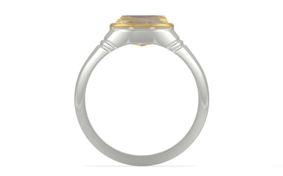GoldCap Ceylon Yellow Sapphire Ring Prime Quality (R7)