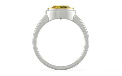 Goldcap Ceylon Yellow Sapphire Ring Rare Quality (R3)
