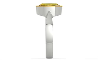 GoldCap Ceylon Yellow Sapphire Ring Rare Quality (R9)