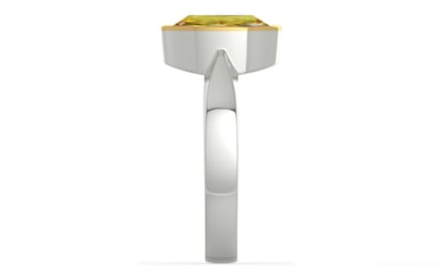 GoldCap Ceylon Yellow Sapphire Ring Rare Quality (R9)