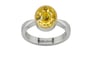 GoldCap Ceylon Yellow Sapphire Ring Rare Quality (R9)