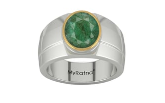 Best Goldcap Maragatham Stone Ring Price | Maragatham Ring