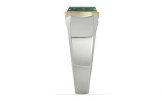 GoldCap Emerald Ring Fine Quality (R10)