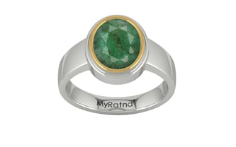 Goldcap Emerald Ring Fine Quality (R3)