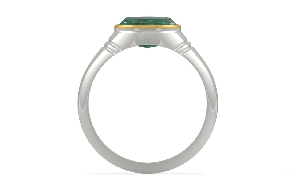 Goldcap Emerald Ring Fine Quality (R7)