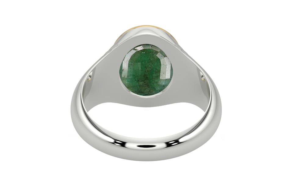 Goldcap Emerald Ring Fine Quality (R7)