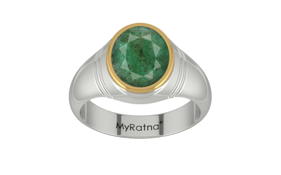 Goldcap Emerald Ring Fine Quality (R7)
