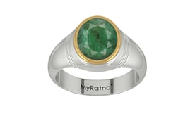 Goldcap Emerald Ring Fine Quality (R7)