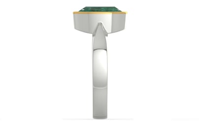 GoldCap Emerald Ring Fine Quality (R9)