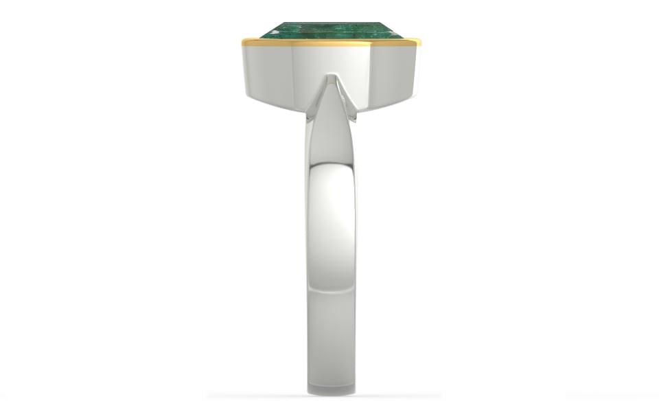 GoldCap Emerald Ring Fine Quality (R9)