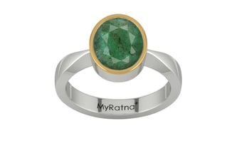 GoldCap Emerald Ring Fine Quality (R9)