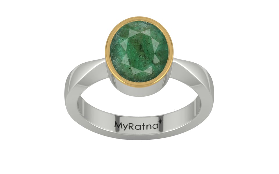 GoldCap Emerald Ring Fine Quality (R9)
