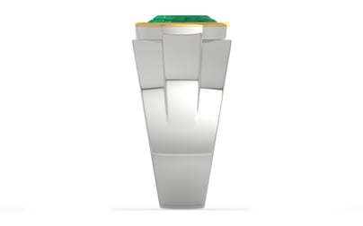 Goldcap Emerald Ring Limited Quality (R1)