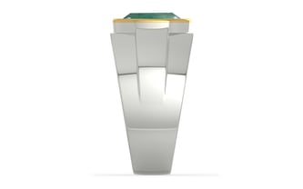 Goldcap Emerald Ring Prime Quality (R1)