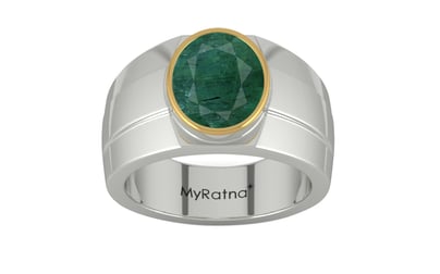Goldcap Emerald Ring Prime Quality (R1)