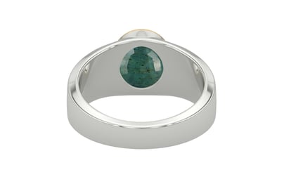 GoldCap Emerald Ring Prime Quality (R10)
