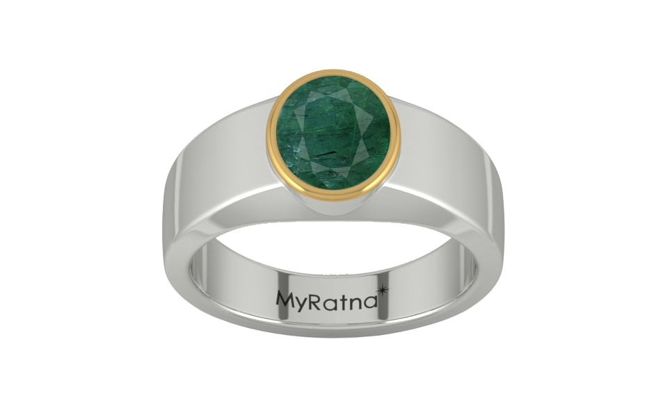 GoldCap Emerald Ring Prime Quality (R10)
