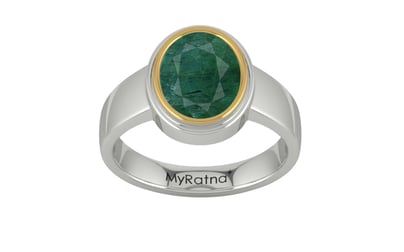 Goldcap Emerald Ring Prime Quality (R3)