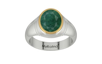 Goldcap Emerald Ring Prime Quality (R7)