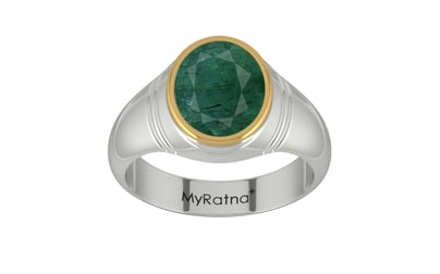 Goldcap Emerald Ring Prime Quality (R7)