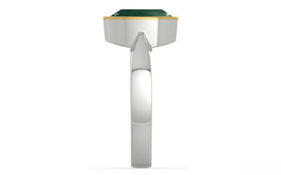 GoldCap Emerald Ring Prime Quality (R9)