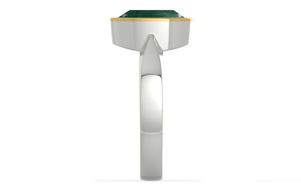 GoldCap Emerald Ring Prime Quality (R9)