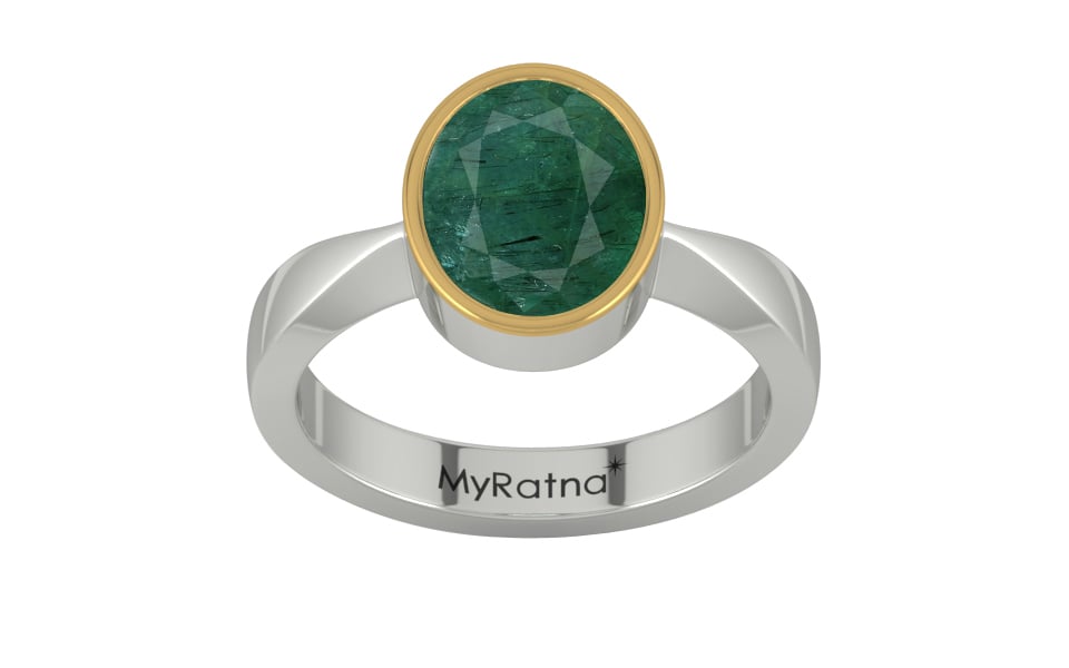 GoldCap Emerald Ring Prime Quality (R9)