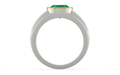 Goldcap Emerald Ring Rare Quality (R1)