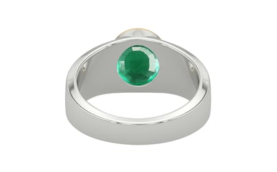 GoldCap Emerald Ring Rare Quality (R10)