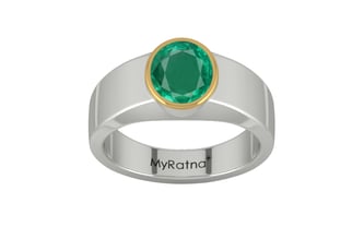 GoldCap Emerald Ring Rare Quality (R10)
