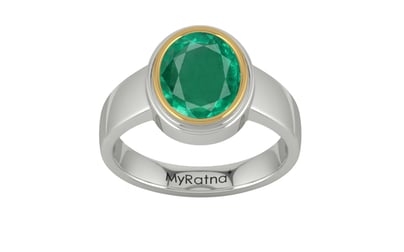 Goldcap Emerald Ring Rare Quality (R3)
