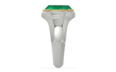 Goldcap Emerald Ring Rare Quality (R7)