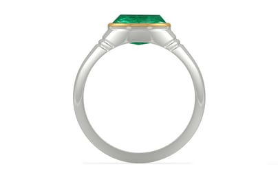 Goldcap Emerald Ring Rare Quality (R7)