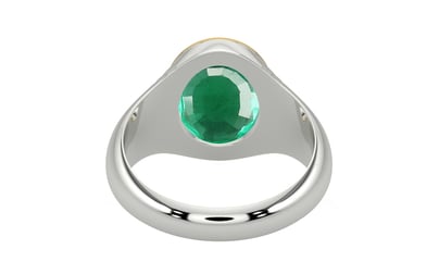 Goldcap Emerald Ring Rare Quality (R7)