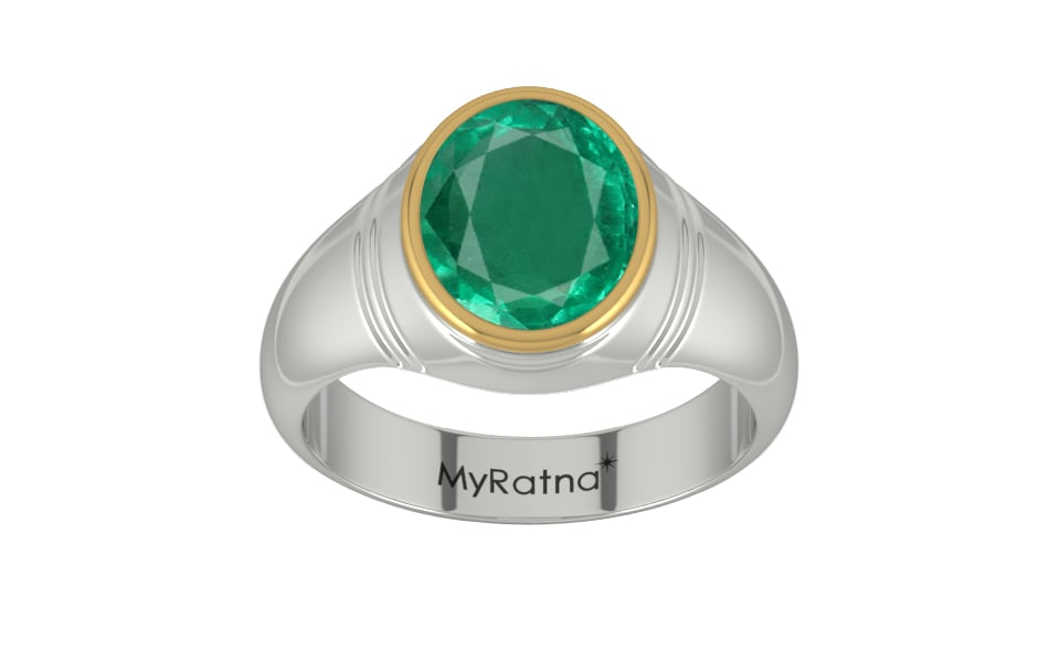 Goldcap Emerald Ring Rare Quality (R7)