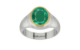 Goldcap Emerald Ring Rare Quality (R7)
