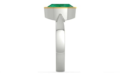 GoldCap Emerald Ring Rare Quality (R9)