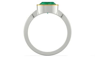 GoldCap Emerald Ring Rare Quality (R9)