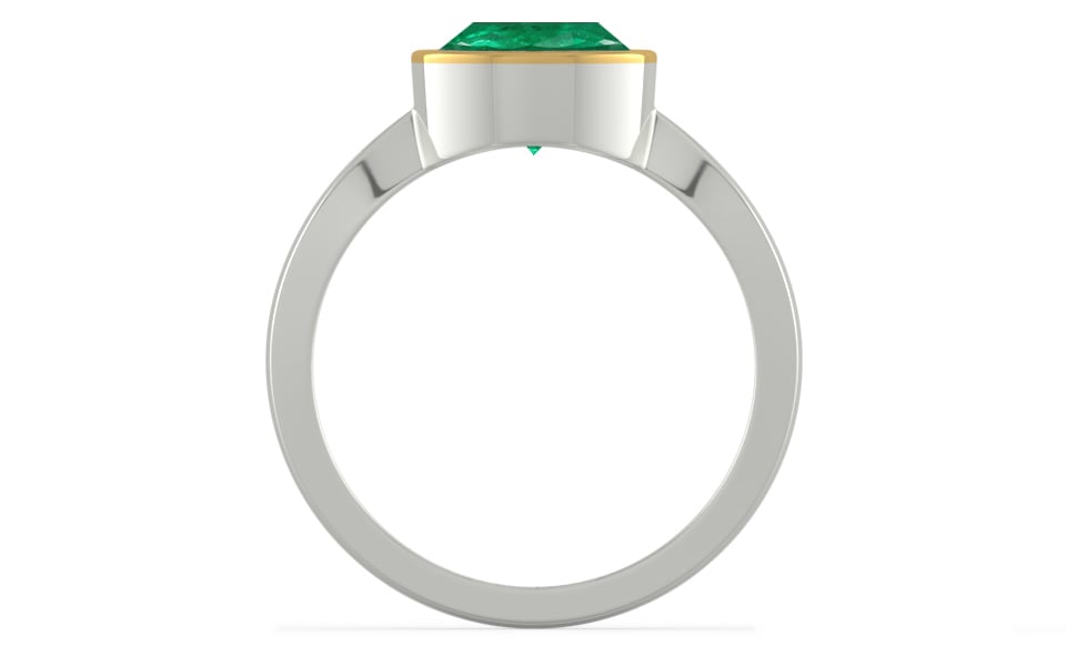 GoldCap Emerald Ring Rare Quality (R9)