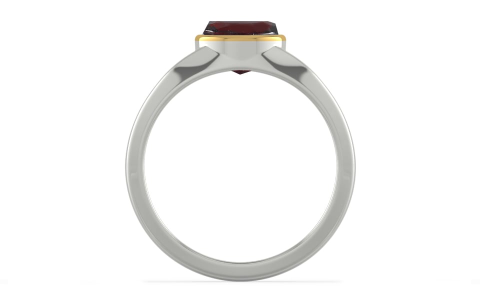GoldCap Hessonite Garnet Ring Fine Quality (R10)