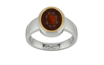 Goldcap Hessonite Garnet Ring Fine Quality (R3)