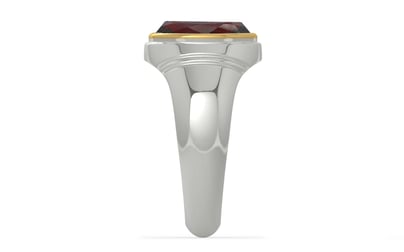 GoldCap Hessonite Garnet Ring Fine Quality (R7)