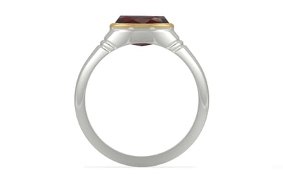 GoldCap Hessonite Garnet Ring Fine Quality (R7)