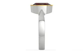 GoldCap Hessonite Garnet Ring Fine Quality (R9)