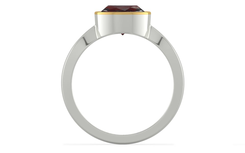 GoldCap Hessonite Garnet Ring Fine Quality (R9)